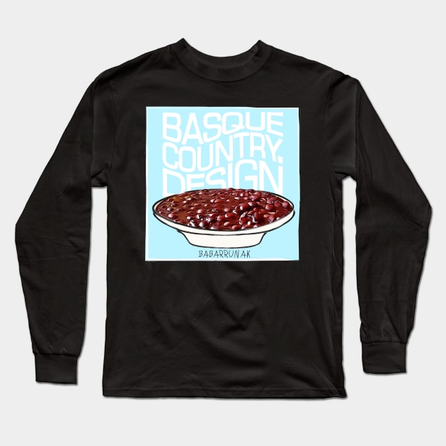 BEANS | DESIGNING THE BASQUE COUNTRY Long Sleeve T-Shirt by DONOSTIA.DESIGN